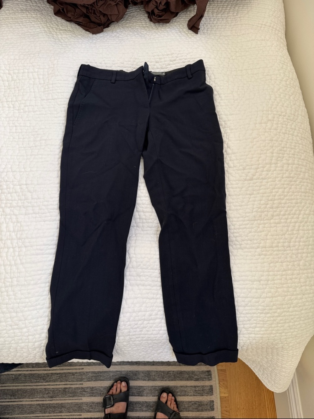 Alexander McQueen Navy Chinos
